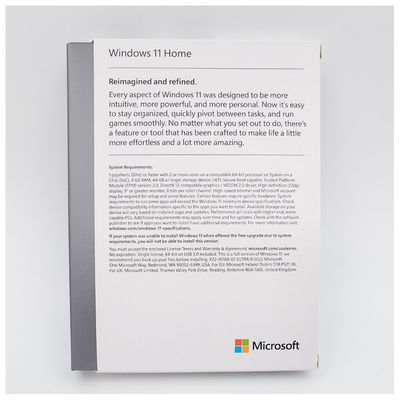 Windows 11 Home USB Flash Drive Lifetime License Video Memory Frequency 15000 MHz for Windows Server Operating System