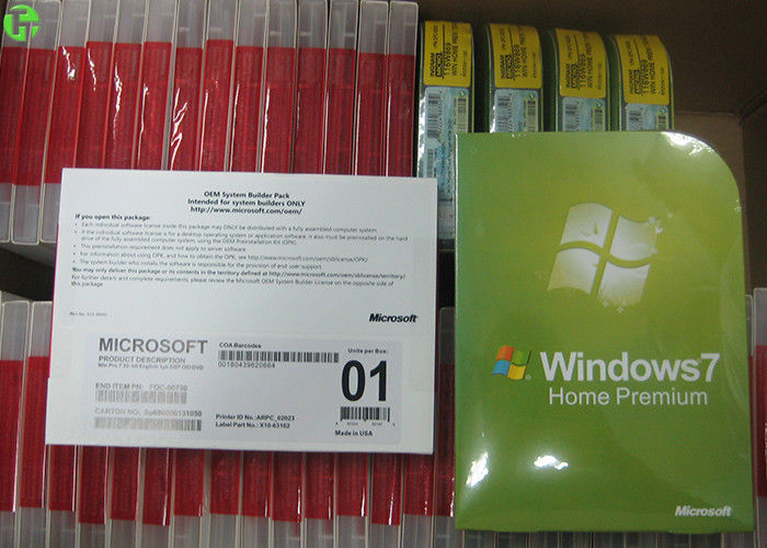 Original 32 Bit x 64 Bit Microsoft Windows 7 Pro Retail Box For Computers