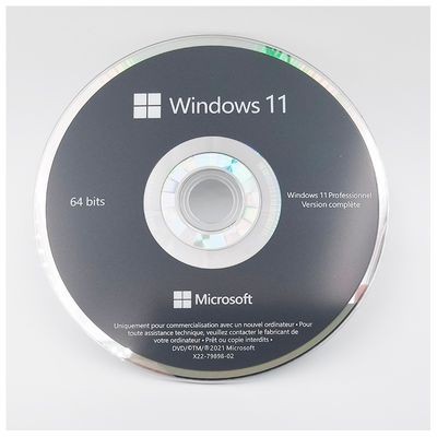 Windows 11 Pro OEM DVD แท้ ฉบับฝรั่งเศส 64 บิต System Builder License สําหรับธุรกิจ
