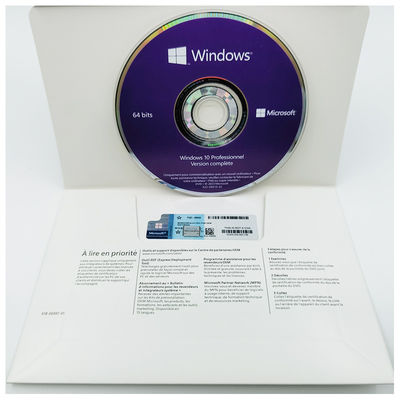 Windows 10 Pro OEM 64Bit System Builder DVD - หลายภาษา (ภาษาอังกฤษ/ภาษาฝรั่งเศส/ภาษาอังกฤษ/ภาษาอังกฤษ/ภาษาอังกฤษ)