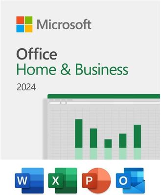 Microsoft Office Home & Business 2024: รับใบอนุญาตตลอดชีวิตแบบซื้อครั้งเดียว, Windows 10/11 & MacOS รองรับ