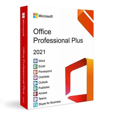 Microsoft Office 2021 Pro Plus ของแท้ พับกุญแจกับบัญชีของคุณ สต็อคสําหรับตลาดพื้นที่นานาชาติ / ทั่วโลก