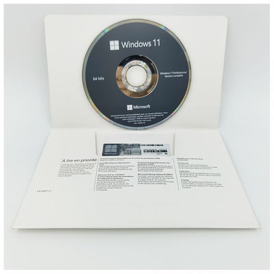 Microsoft Windows 11 Pro ฝรั่งเศส OEM DVD Pack คีย์อนุญาต 64 บิตเดิมสําหรับการใช้งานมืออาชีพ
