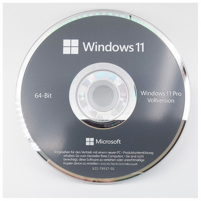 Microsoft Windows 11 Pro 64 บิต DVD เยอรมัน OEM System Builder Pack สําหรับ PC ใหม่