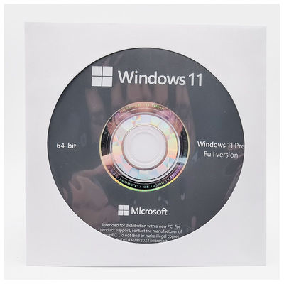 Microsoft Windows 11 Pro OEM DVD ภาษาอังกฤษ ใบอนุญาต System Builder ที่ถูกต้องสำหรับหนึ่งพีซี