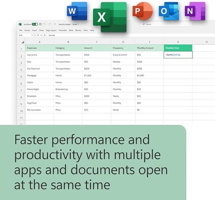 Microsoft Office 2024  คีย์ใบอนุญาตแบบถาวรสำหรับ Windows/Mac แบบกล่อง