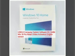 USB3.0 โปรแกรมระบบคอมพิวเตอร์ 32 / 64Bit Win 10 Pro Retail Online Activation เวอร์ชั่นภาษาอังกฤษ