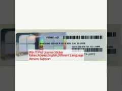 Win 11 Pro License Sticker รองรับภาษาอิตาลี,เกาหลี,อังกฤษ,ภาษาอื่นๆ
