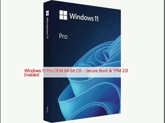 Windows 11 Pro OEM 64 บิต OS - เบ็ตปลอดภัยและ TPM 2.0 เปิด