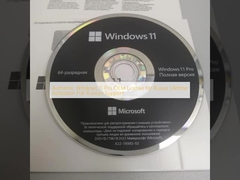 ใบอนุญาต OEM Windows 11 Pro ของจริงสําหรับรัสเซีย การเปิดใช้งานตลอดชีวิต การสนับสนุนรัสเซียเต็ม