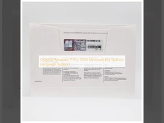 Windows 11 Pro ของเดิม OEM Microsoft Key การสนับสนุนภาษาสเปน